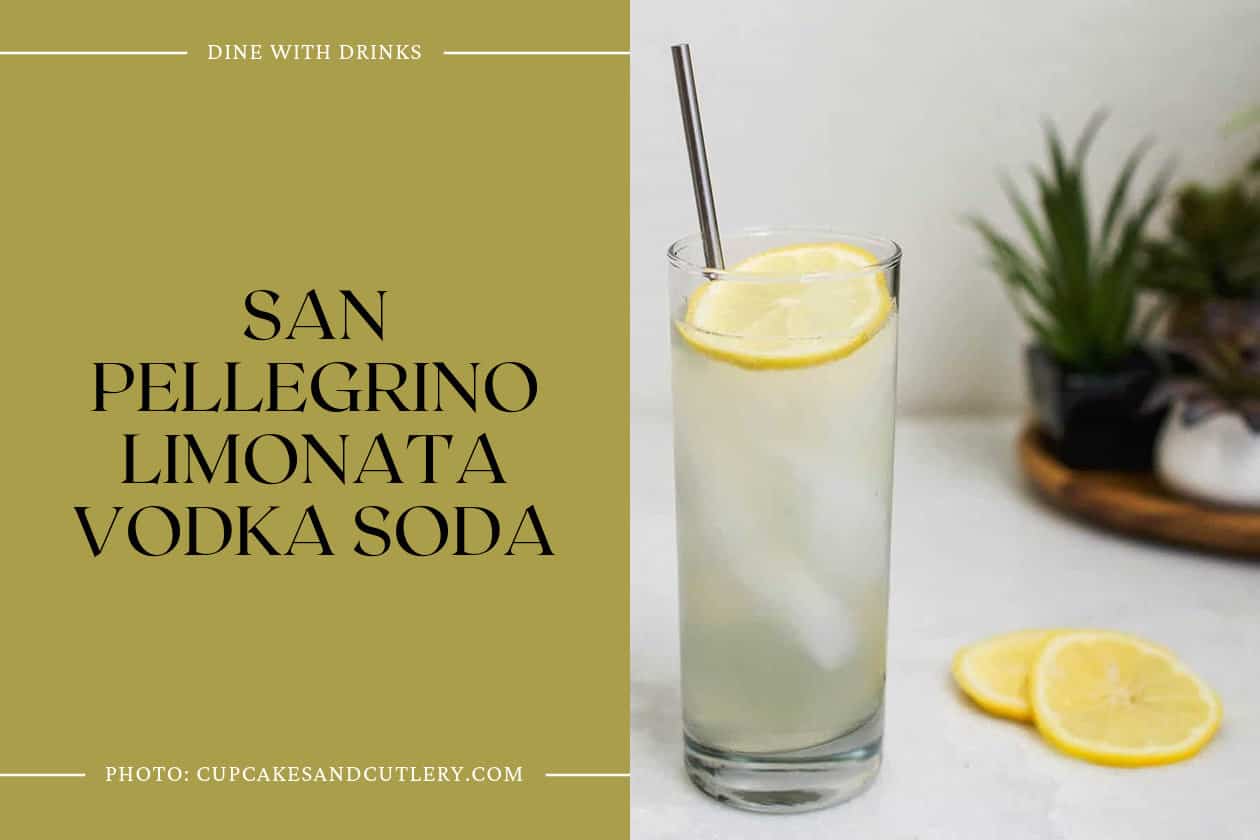San Pellegrino Limonata Vodka Soda