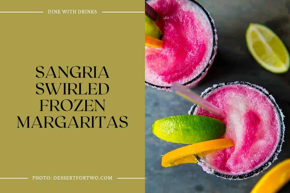 Sangria Swirled Frozen Margaritas