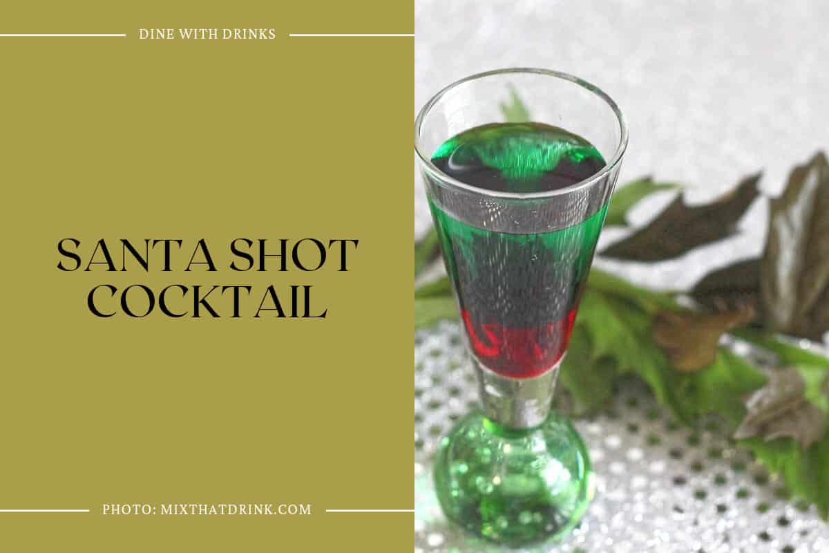 Santa Shot Cocktail