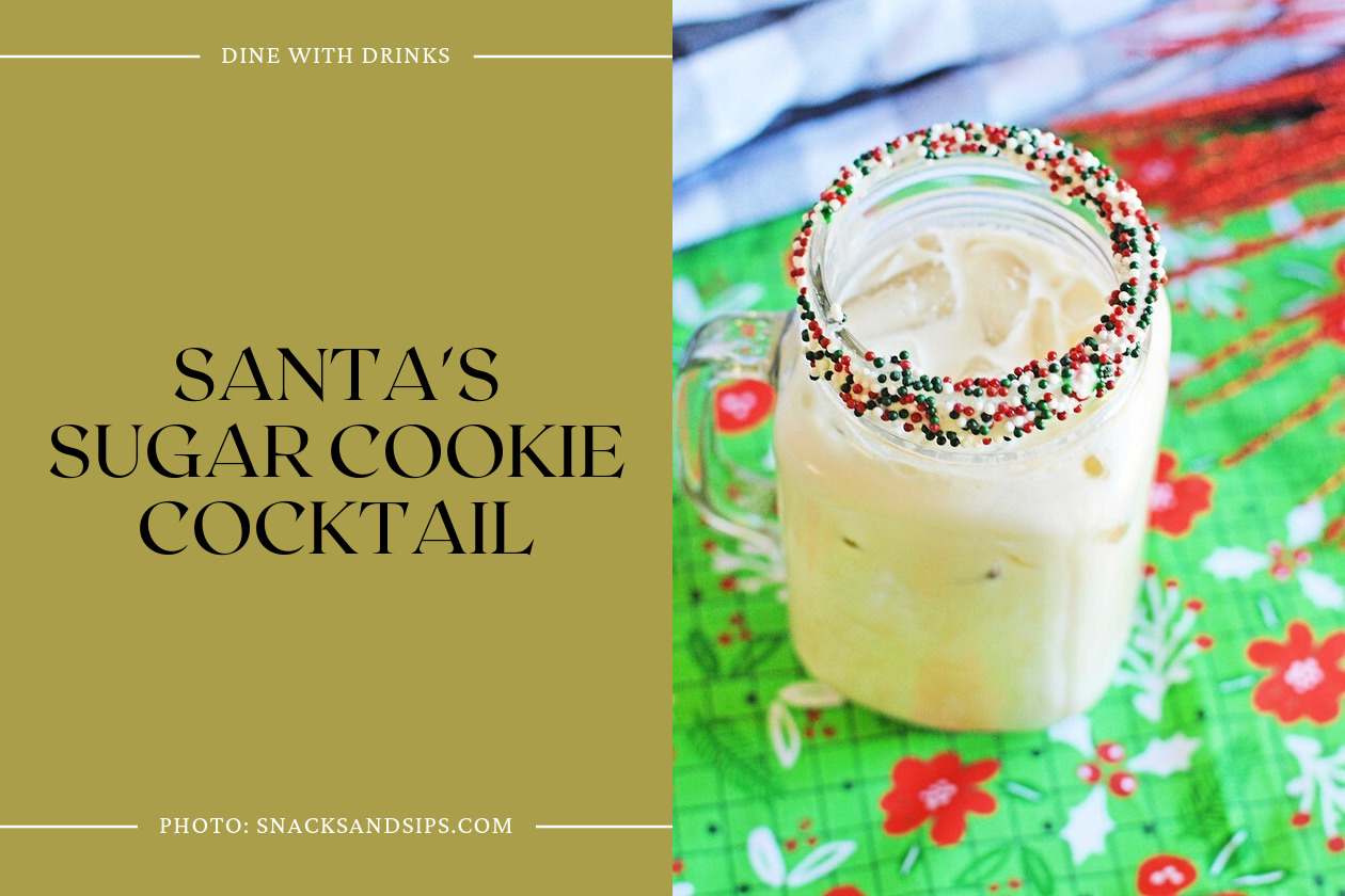Santa's Sugar Cookie Cocktail