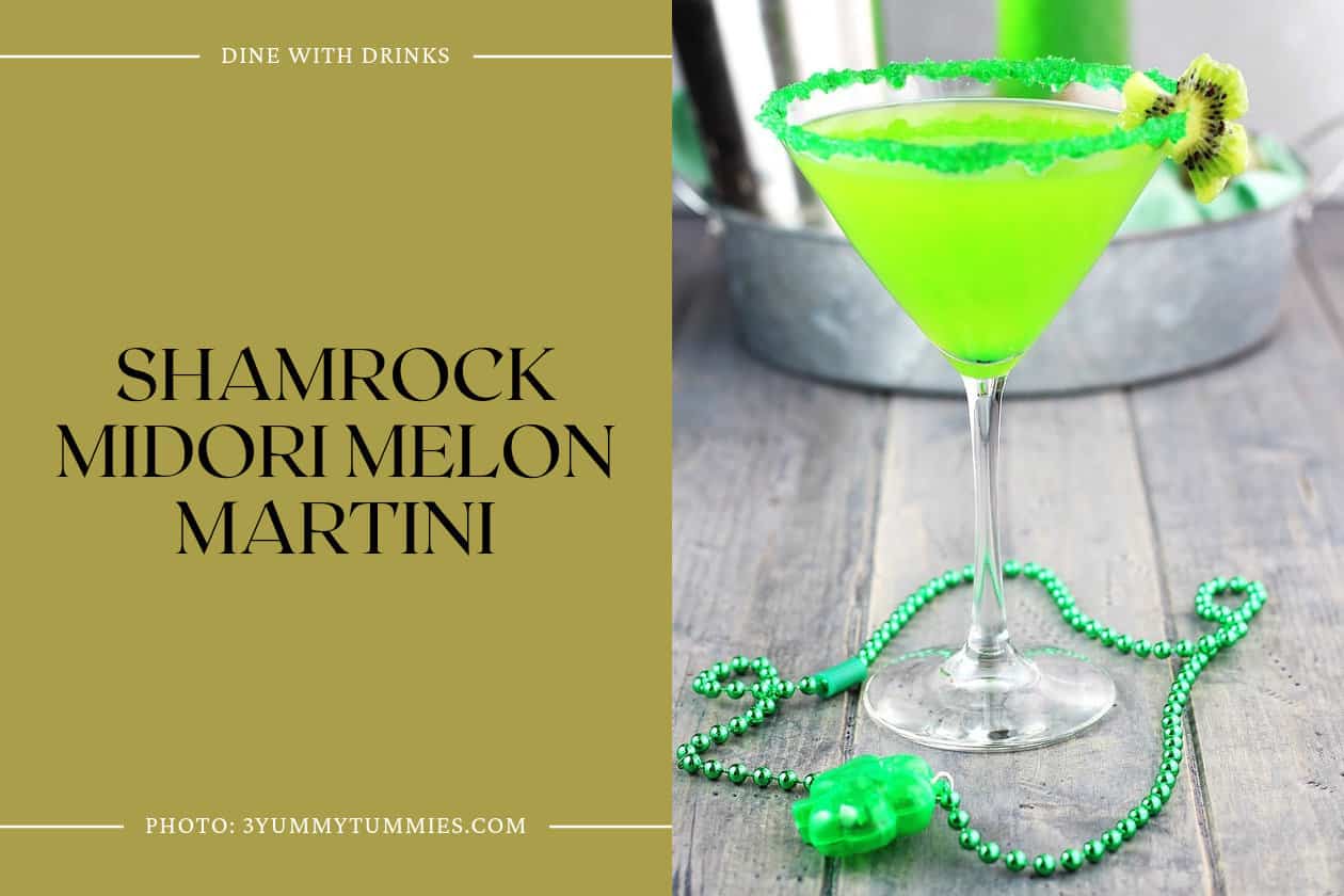 Shamrock Midori Melon Martini