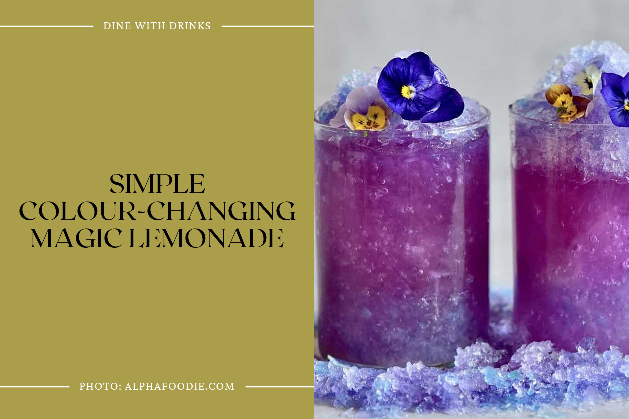 Simple Colour-Changing Magic Lemonade