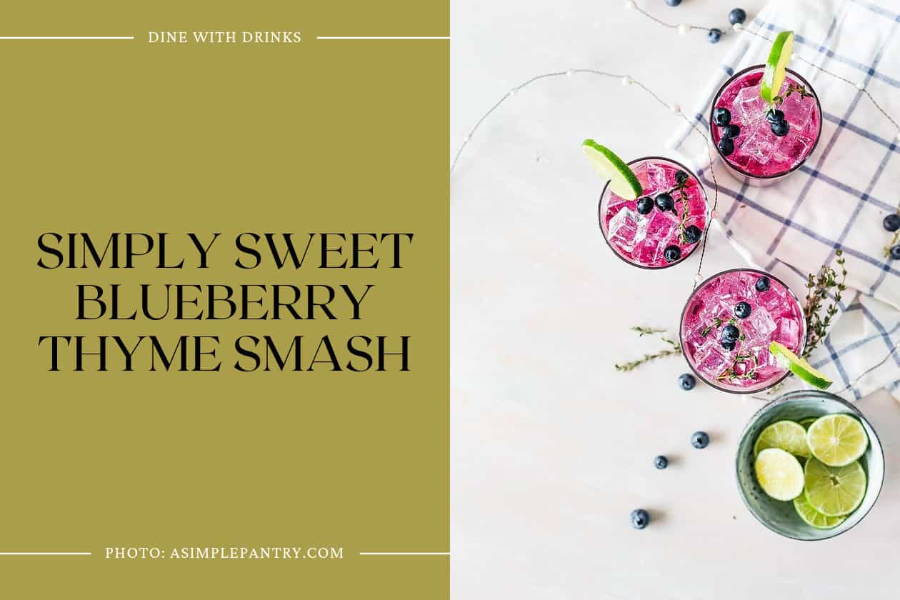 Simply Sweet Blueberry Thyme Smash