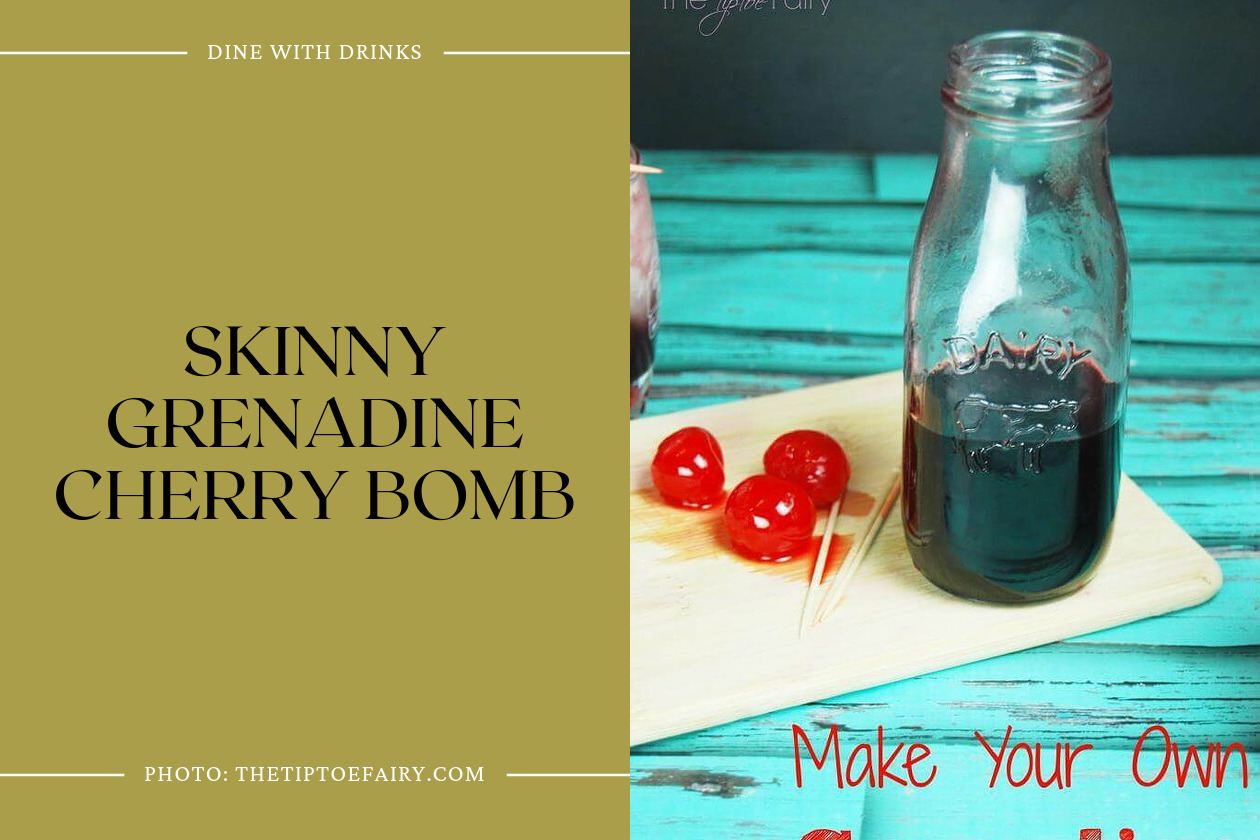 Skinny Grenadine Cherry Bomb