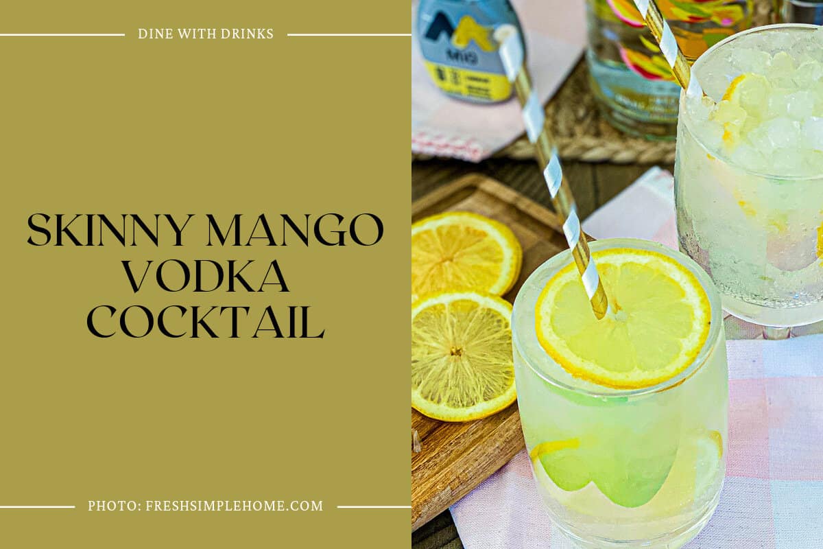 Skinny Mango Vodka Cocktail