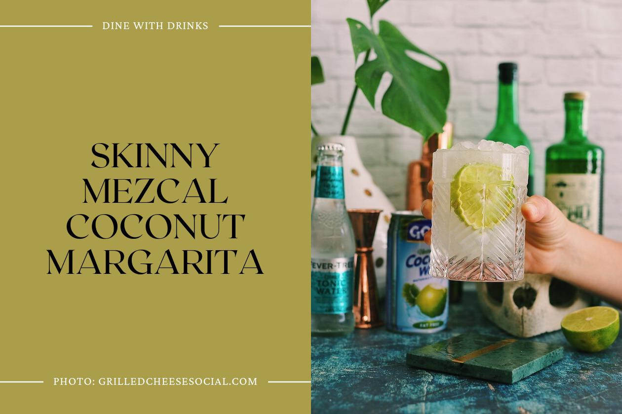 Skinny Mezcal Coconut Margarita