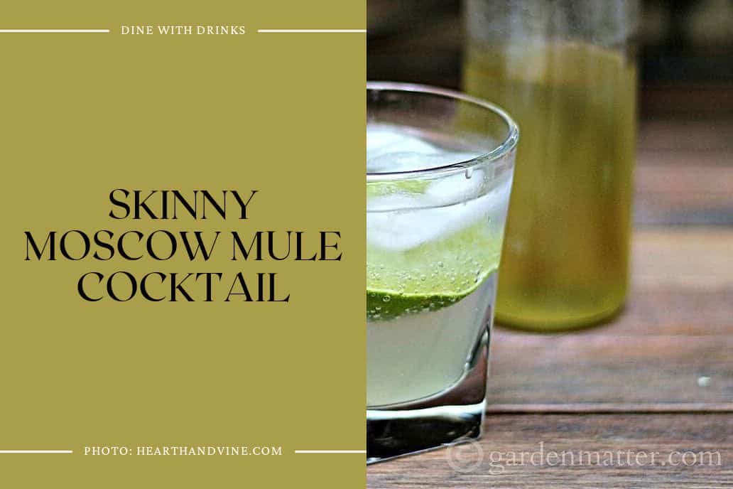 Skinny Moscow Mule Cocktail