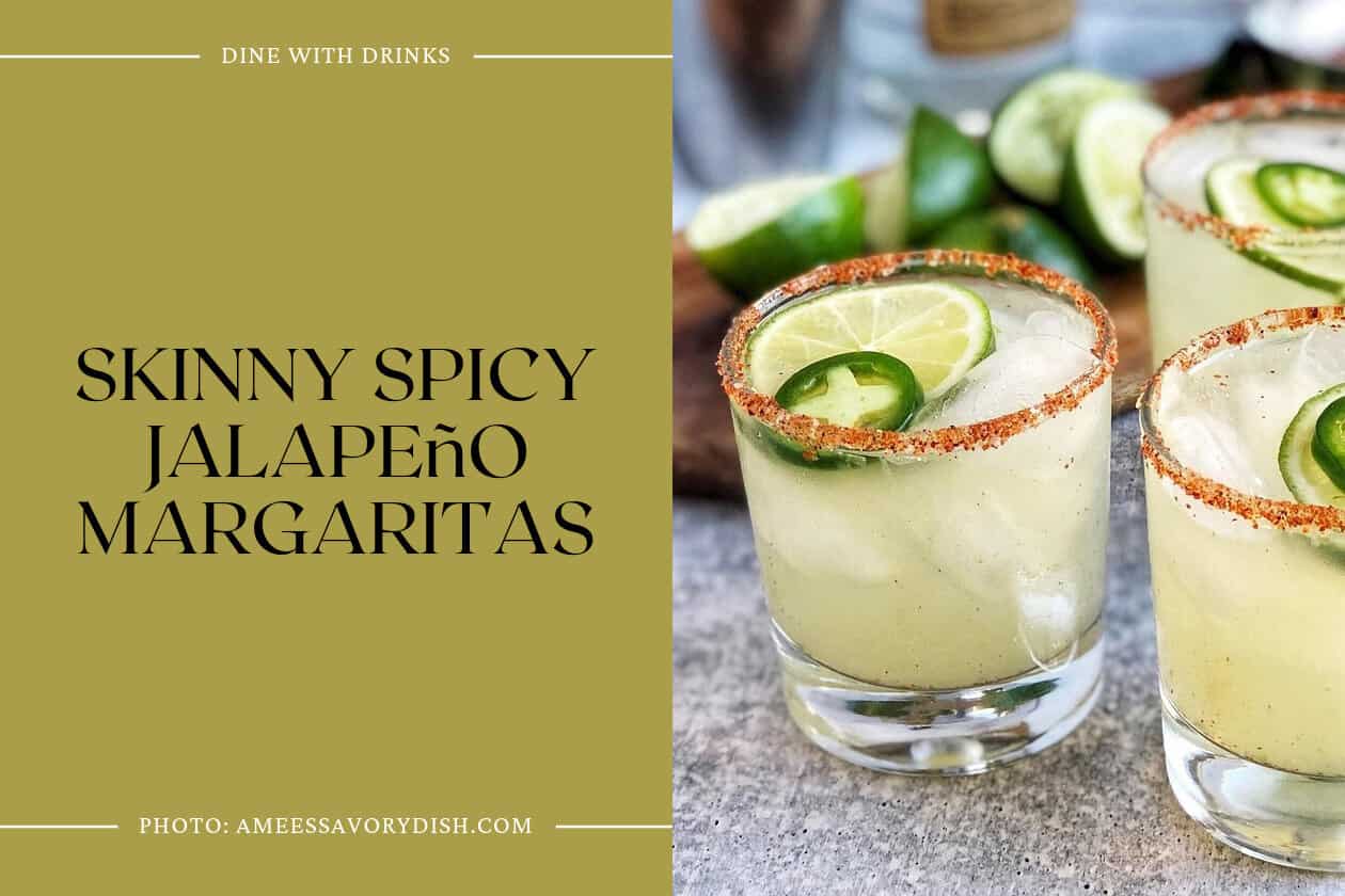 Skinny Spicy Jalapeño Margaritas