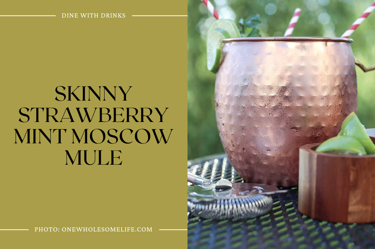 Skinny Strawberry Mint Moscow Mule