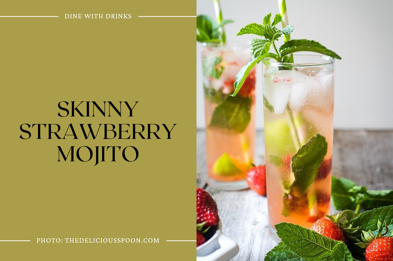 Skinny Strawberry Mojito
