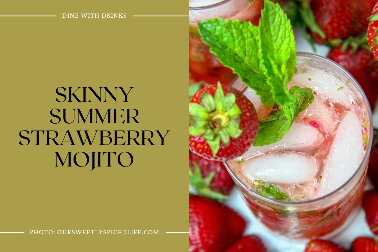 Skinny Summer Strawberry Mojito