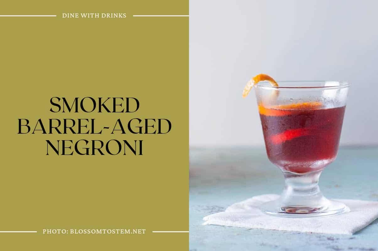 Smoked Barrel-Aged Negroni