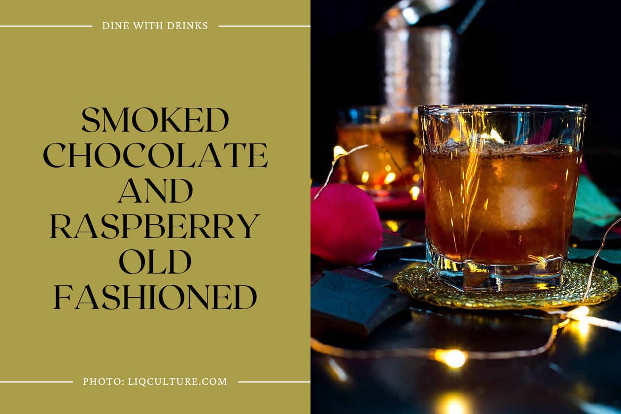 Smoked Chocolate And Raspberry Old Fashioned