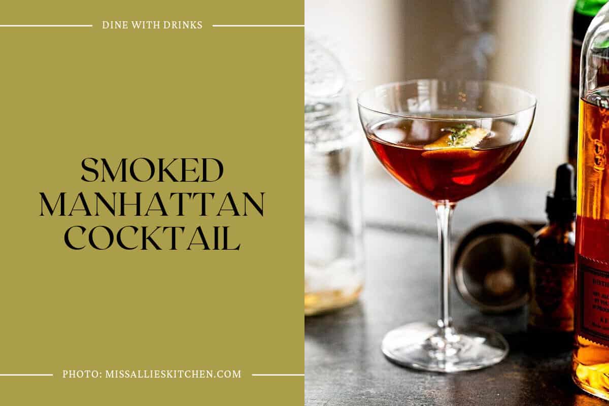 Smoked Manhattan Cocktail