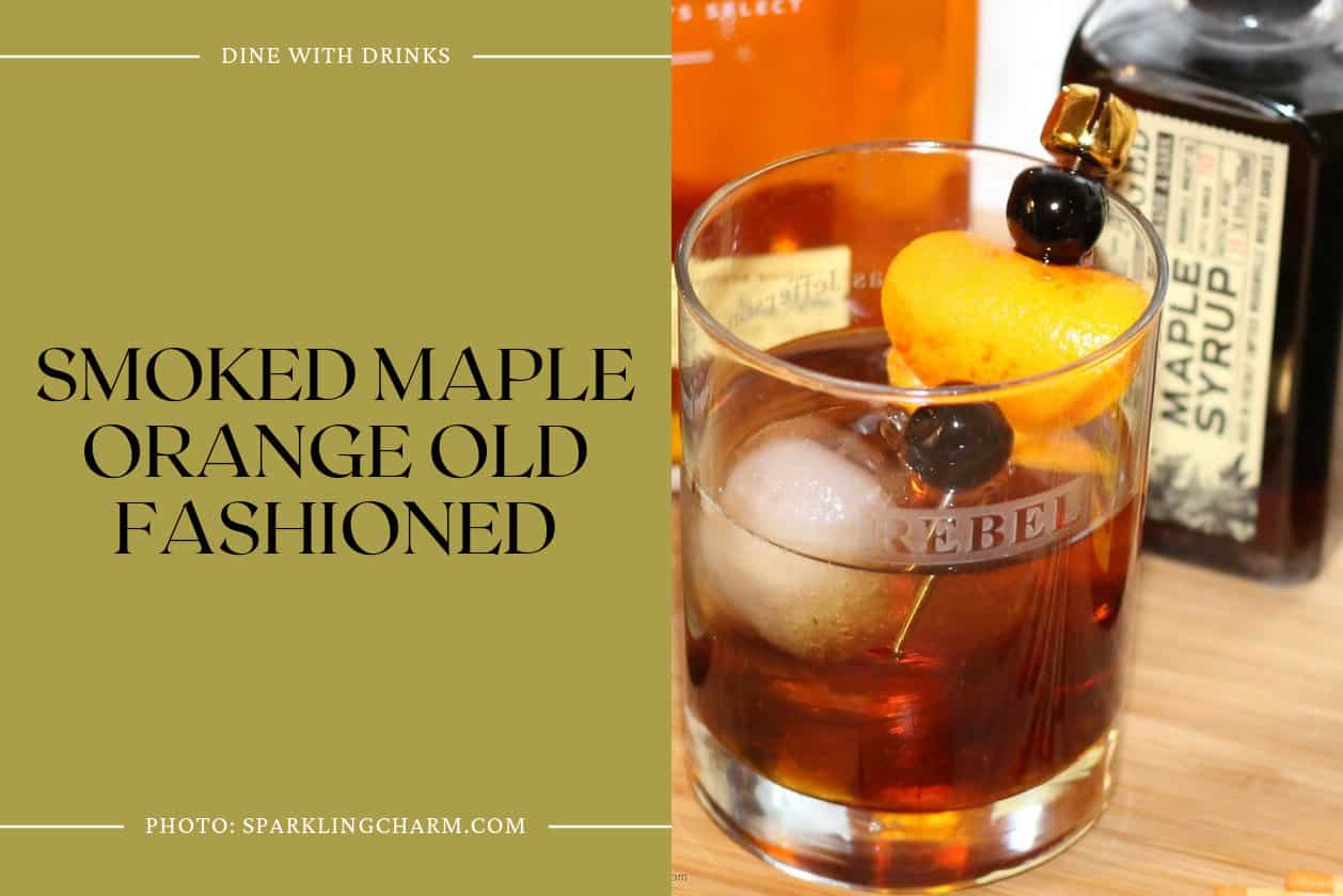 Smoked Maple Orange Old Fashioned