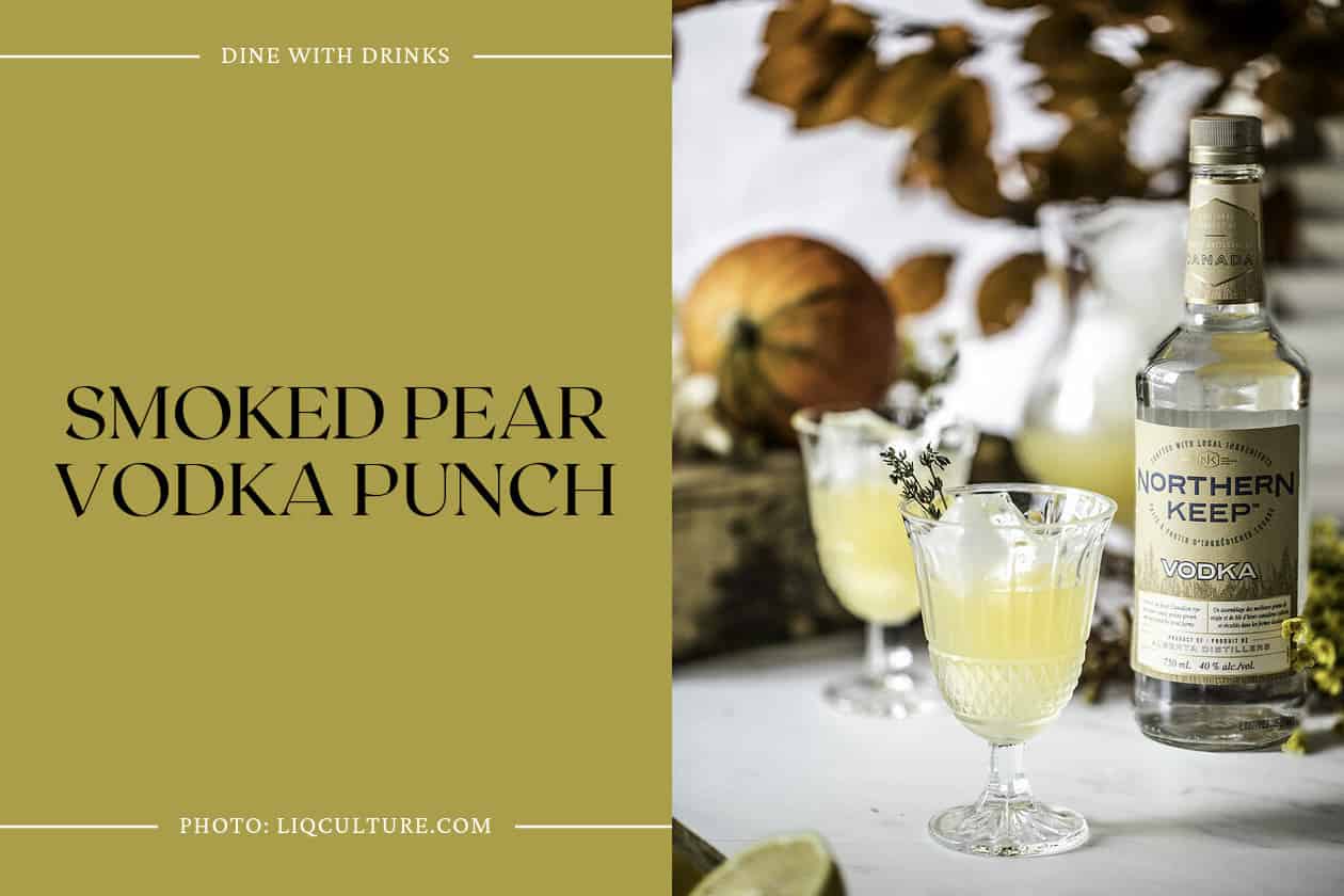 Smoked Pear Vodka Punch