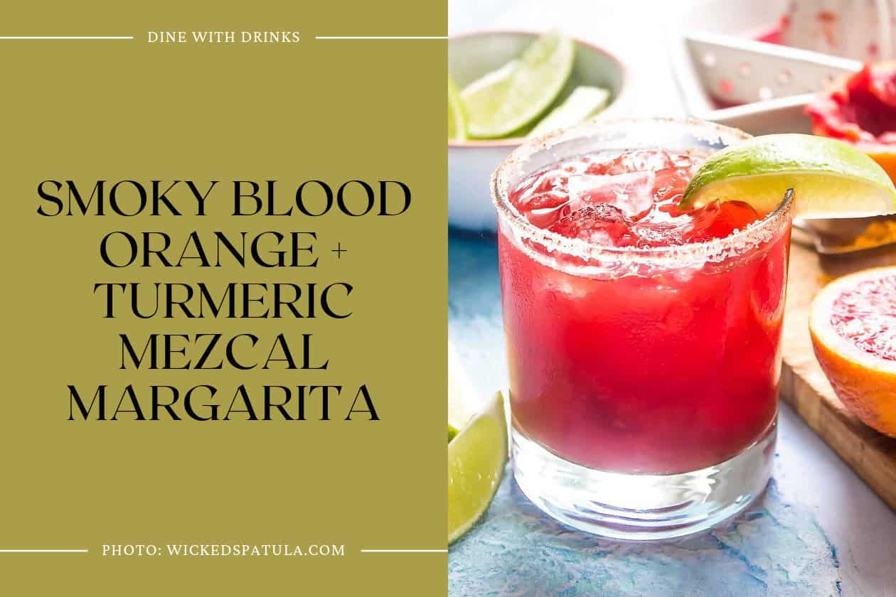 Smoky Blood Orange + Turmeric Mezcal Margarita