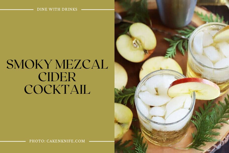 Smoky Mezcal Cider Cocktail