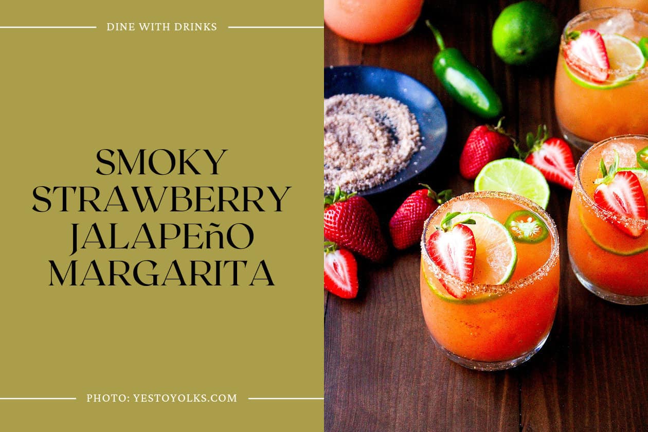 Smoky Strawberry Jalapeño Margarita