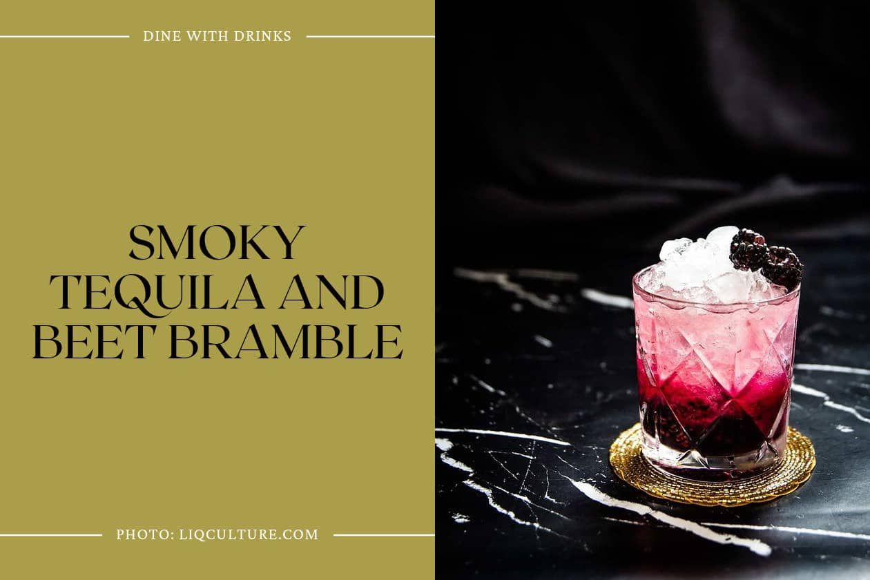 Smoky Tequila And Beet Bramble