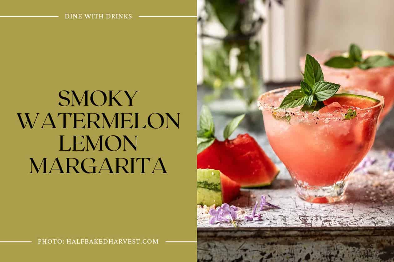Smoky Watermelon Lemon Margarita