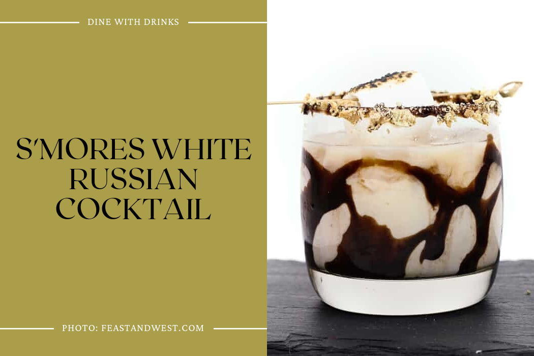 S'mores White Russian Cocktail