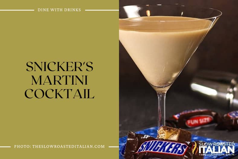 Snicker's Martini Cocktail