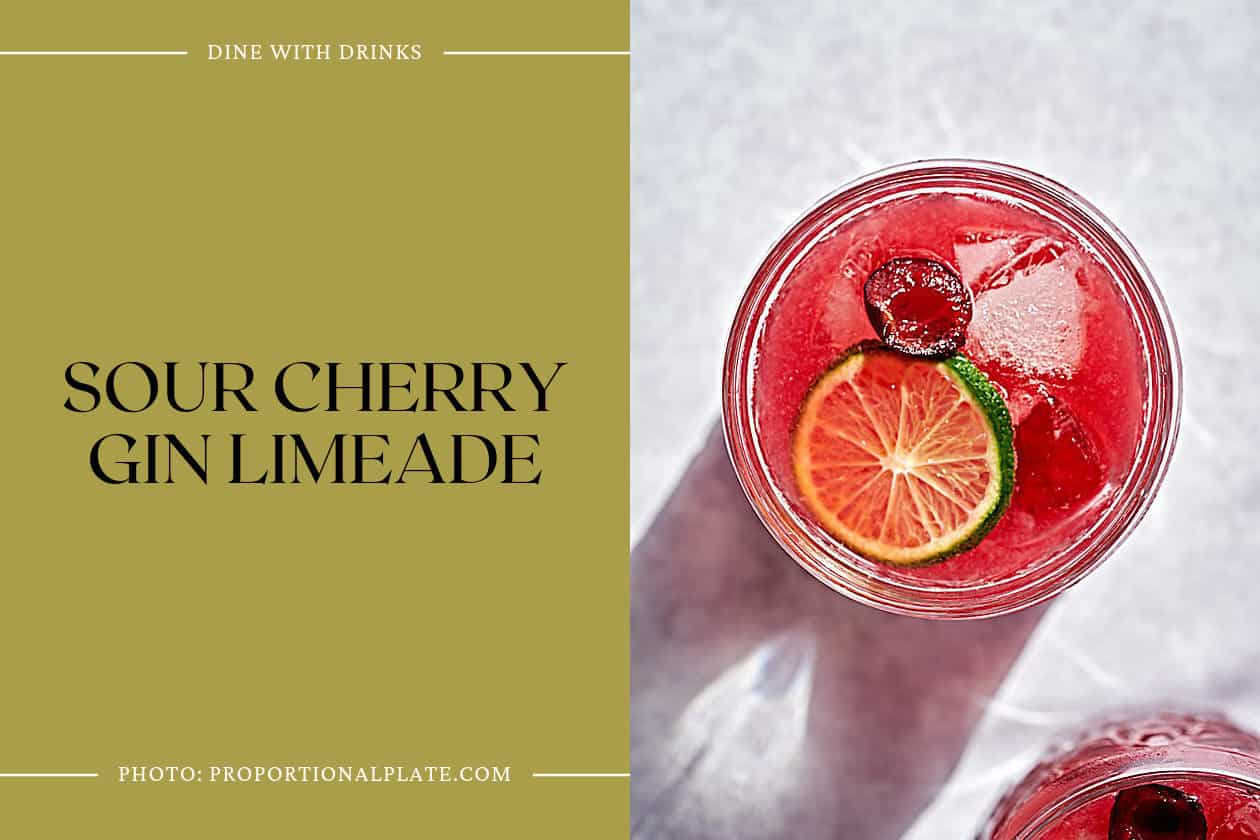 Sour Cherry Gin Limeade