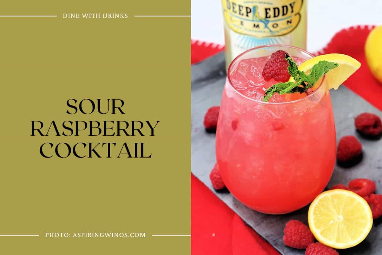 Sour Raspberry Cocktail