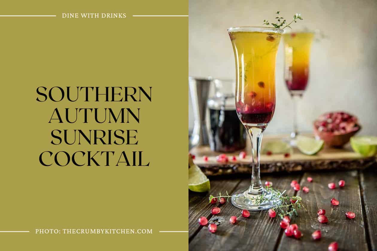 Southern Autumn Sunrise Cocktail