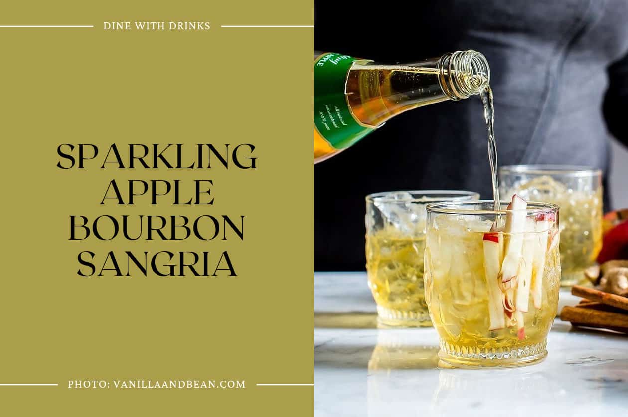 Sparkling Apple Bourbon Sangria