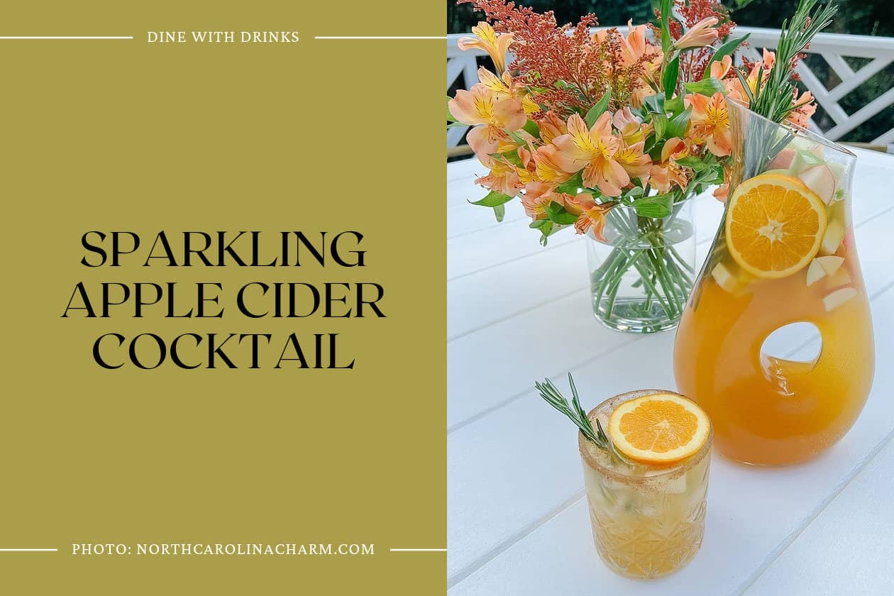 Sparkling Apple Cider Cocktail