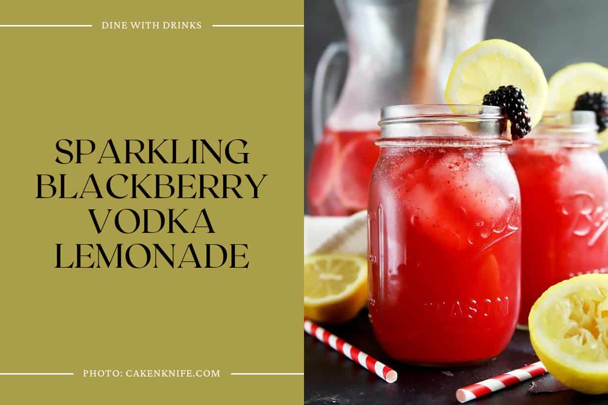 Sparkling Blackberry Vodka Lemonade
