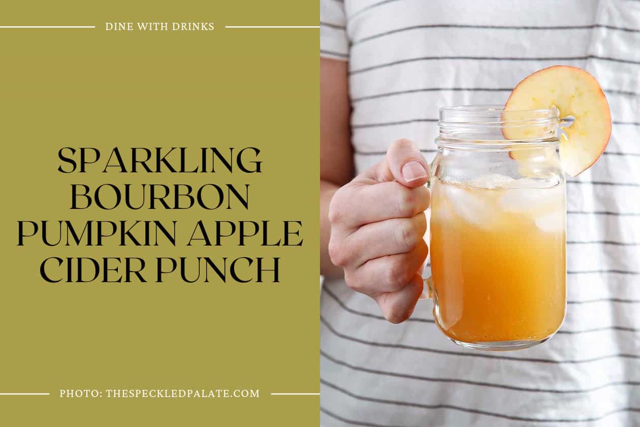 Sparkling Bourbon Pumpkin Apple Cider Punch