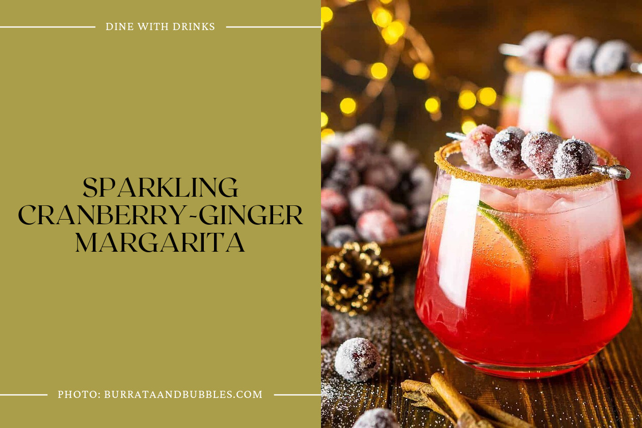 Sparkling Cranberry-Ginger Margarita