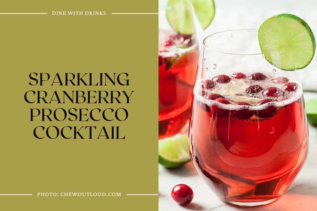 Sparkling Cranberry Prosecco Cocktail