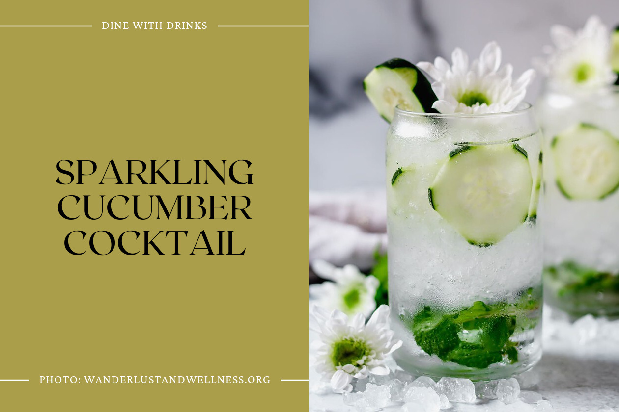 Sparkling Cucumber Cocktail