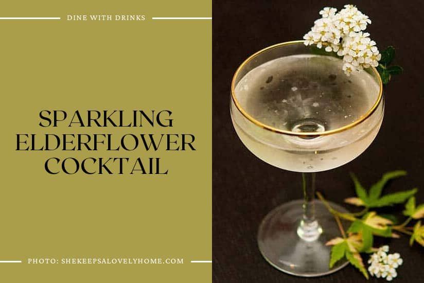 Sparkling Elderflower Cocktail