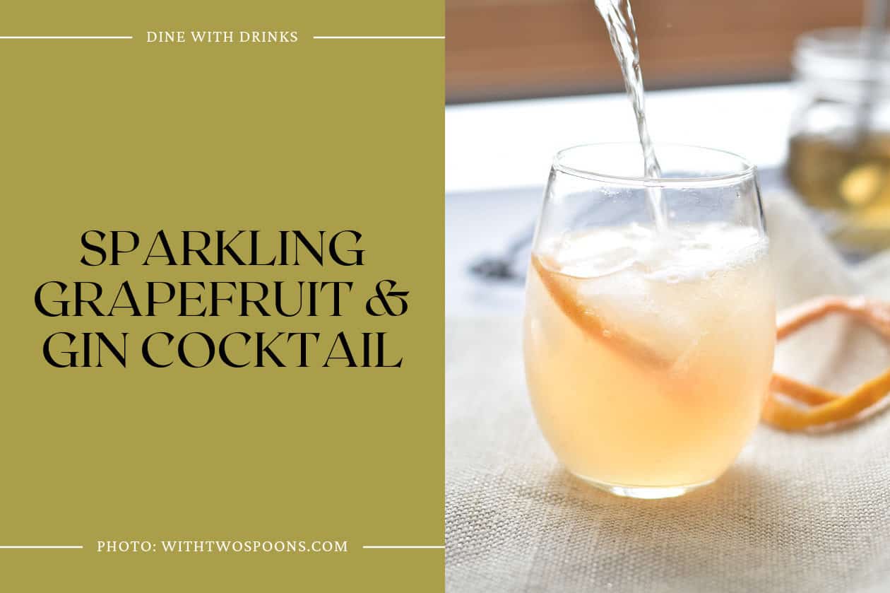 Sparkling Grapefruit & Gin Cocktail