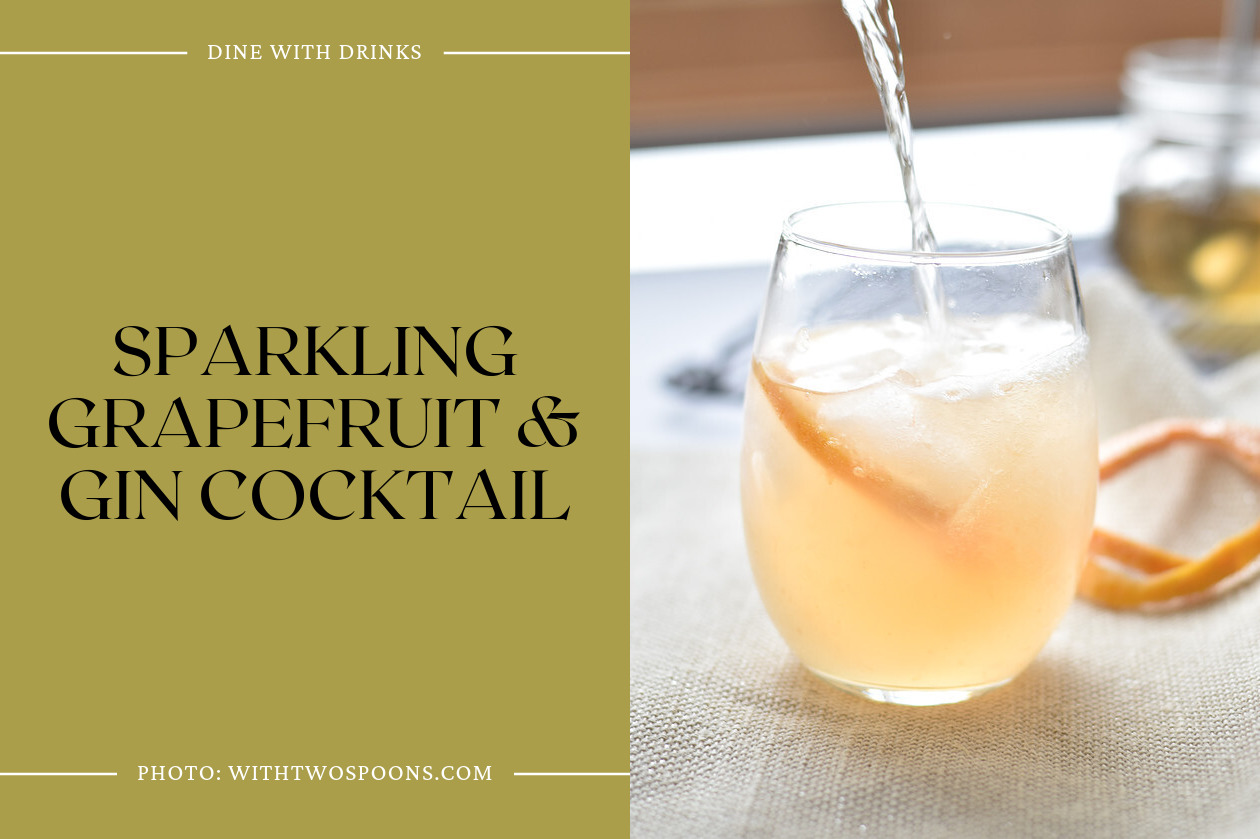 Sparkling Grapefruit &Amp; Gin Cocktail