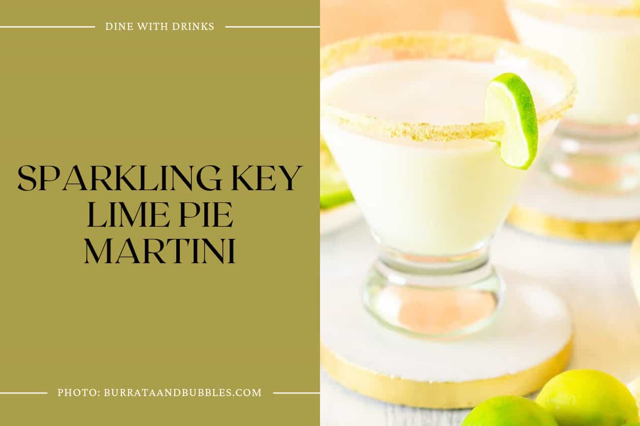 Sparkling Key Lime Pie Martini