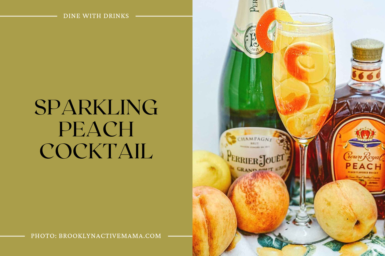 Sparkling Peach Cocktail