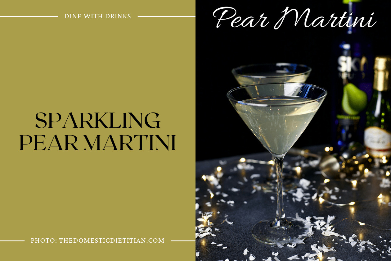 Sparkling Pear Martini