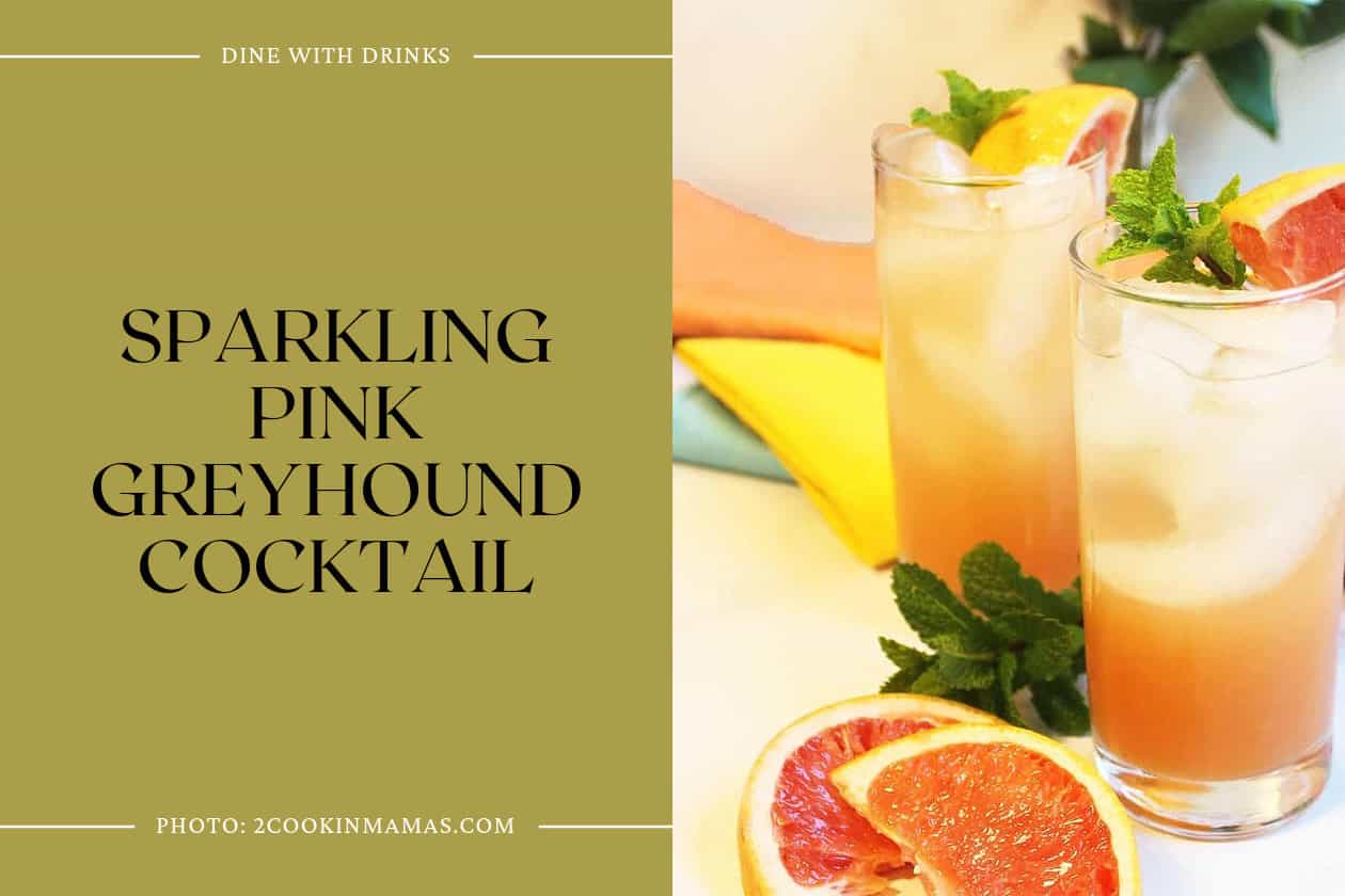 Sparkling Pink Greyhound Cocktail