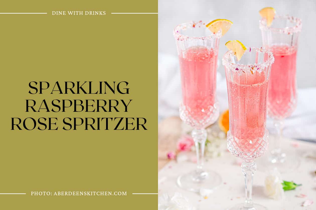 Sparkling Raspberry Rose Spritzer