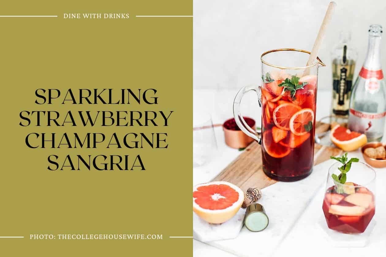 Sparkling Strawberry Champagne Sangria