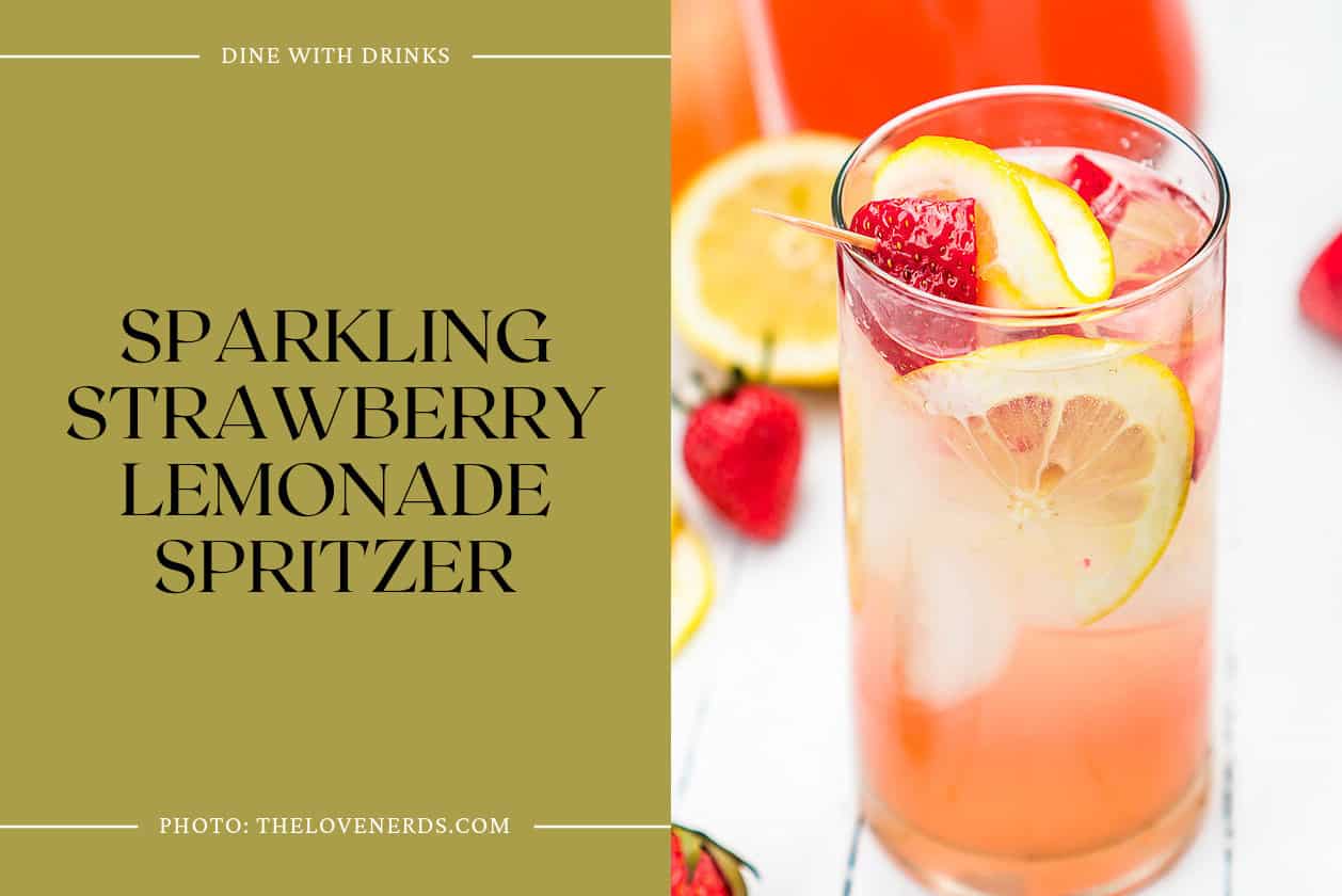 Sparkling Strawberry Lemonade Spritzer