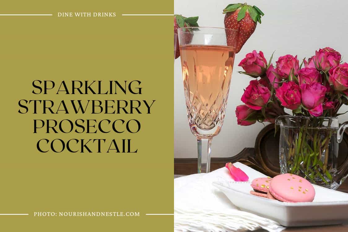 Sparkling Strawberry Prosecco Cocktail