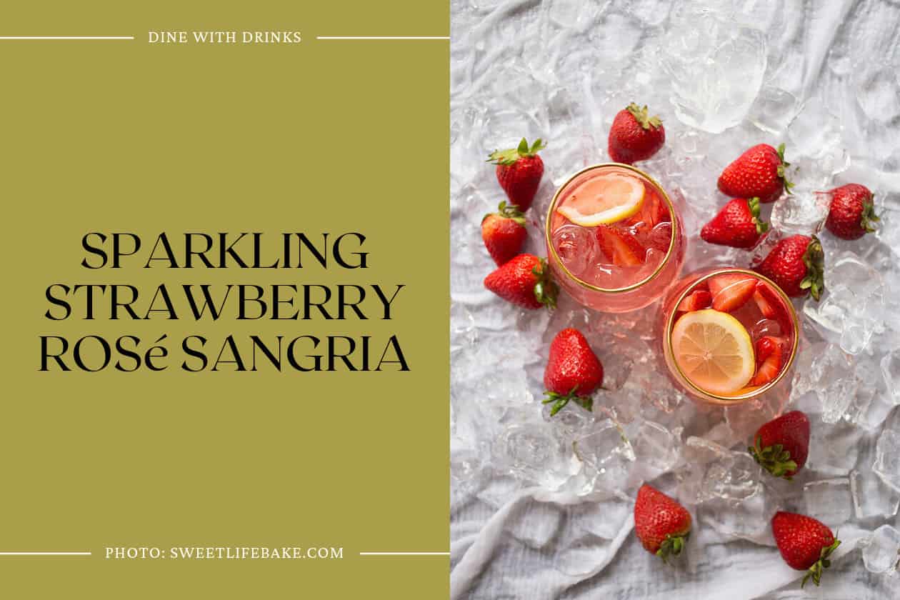 Sparkling Strawberry Rosé Sangria