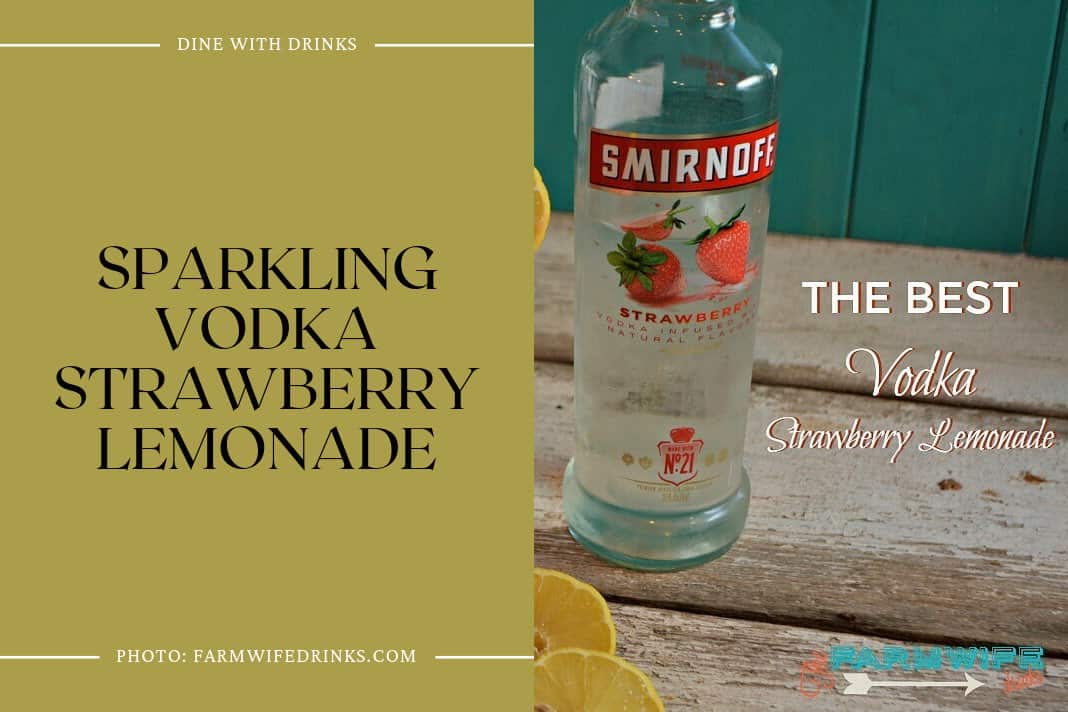 Sparkling Vodka Strawberry Lemonade